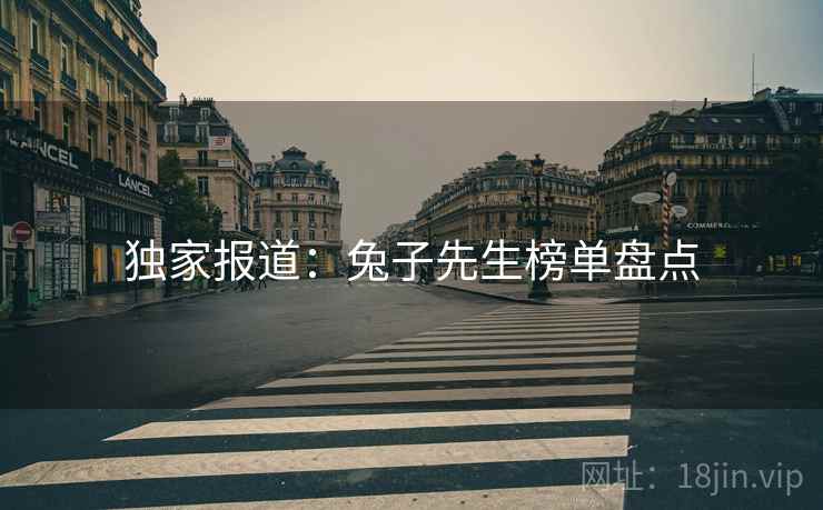 独家报道:兔子先生榜单盘点