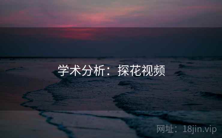 学术分析:探花视频
