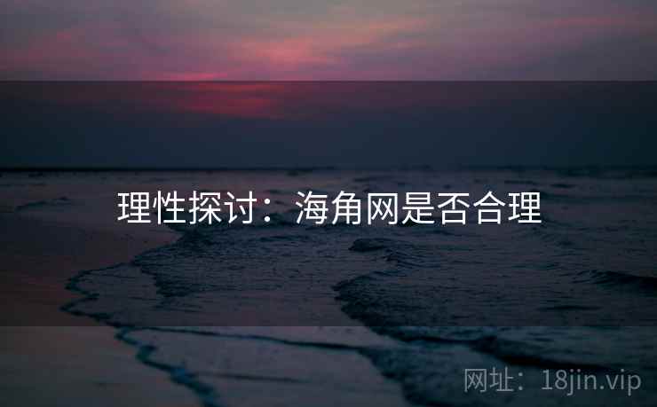 理性探讨:海角网是否合理