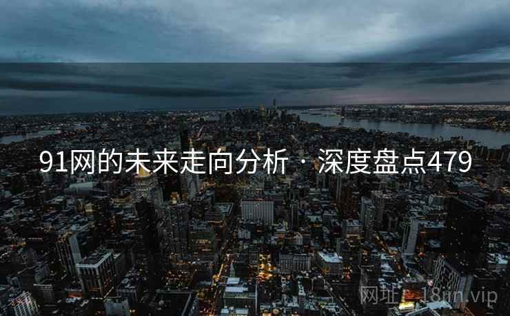 91网的未来走向分析 · 深度盘点479